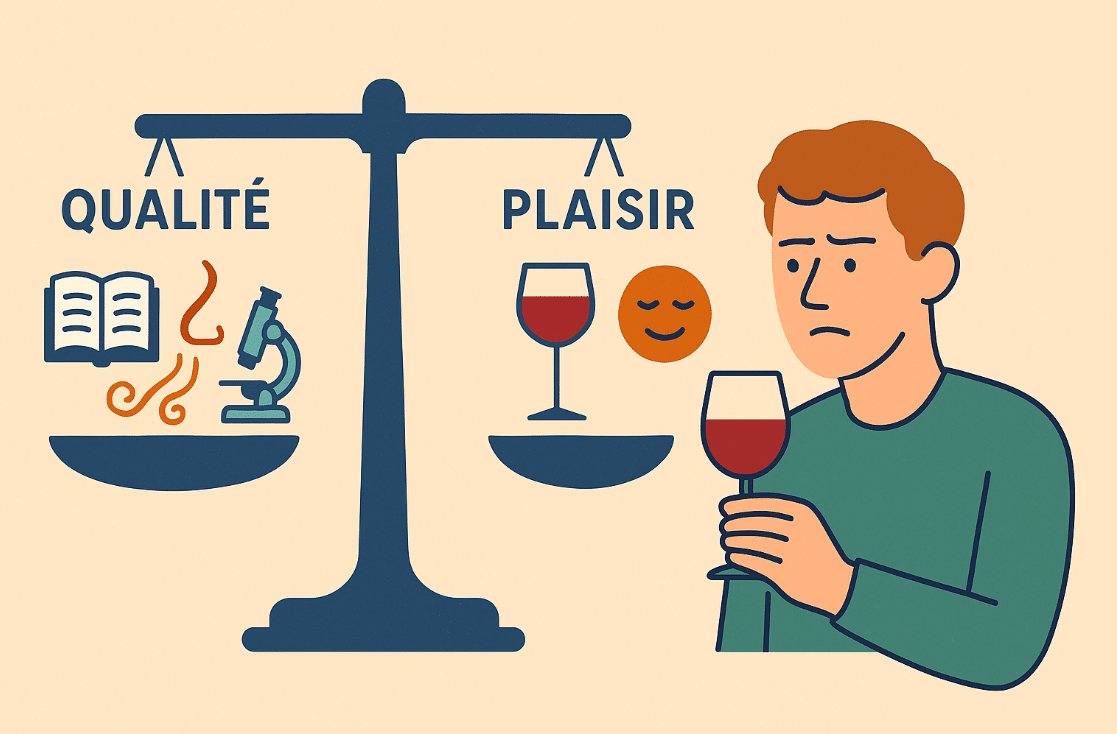 Qualité d’un vin et plaisir à boire : pourquoi ce n’est pas toujours la même chose