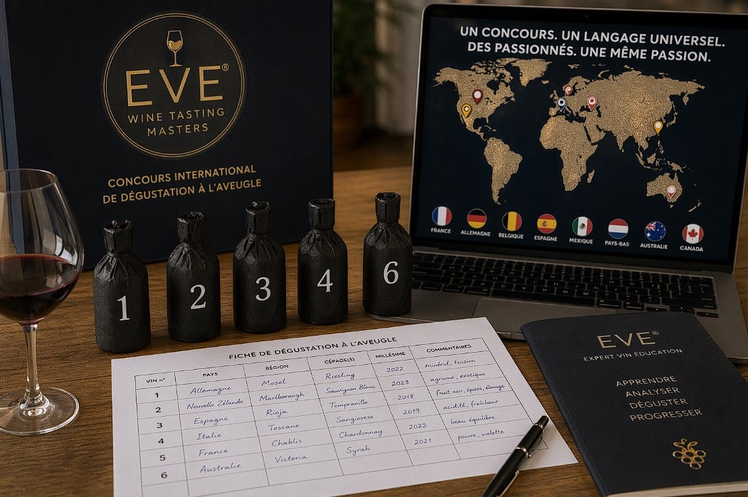 Concours international de dégustation à l’aveugle : comment le COAM innove avec les EVE® Wine Tasting Masters